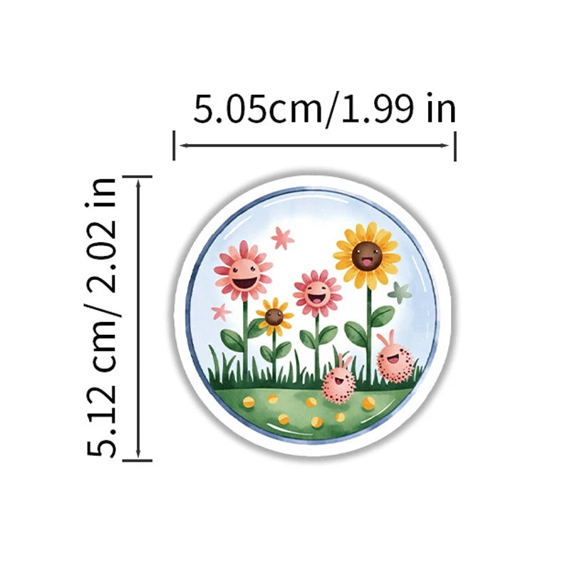 50PCS Natural Sciences Stickers Pack | Chemistry, Biology, Physics Decor for Classr additional angle