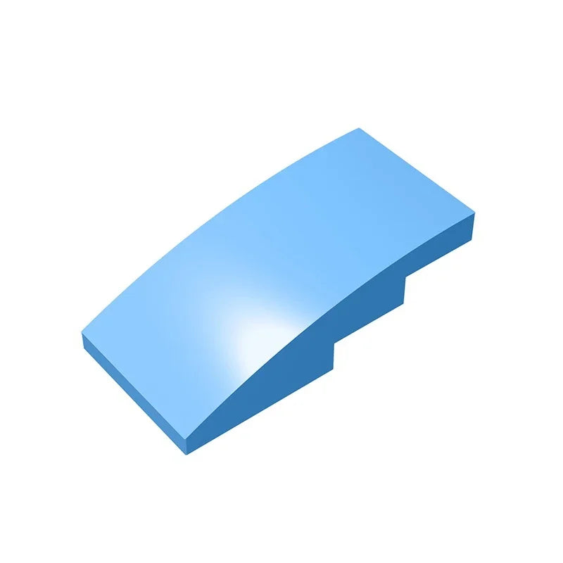 Slope, Curved 4 x 2 Building Block (Gobricks GDS-660) | Compatible with Lego 93606 Pa alternate view