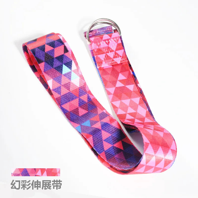 Vintage Yoga Strap 2.5M | Cotton Stretching Band for Dance and Fitness detail view