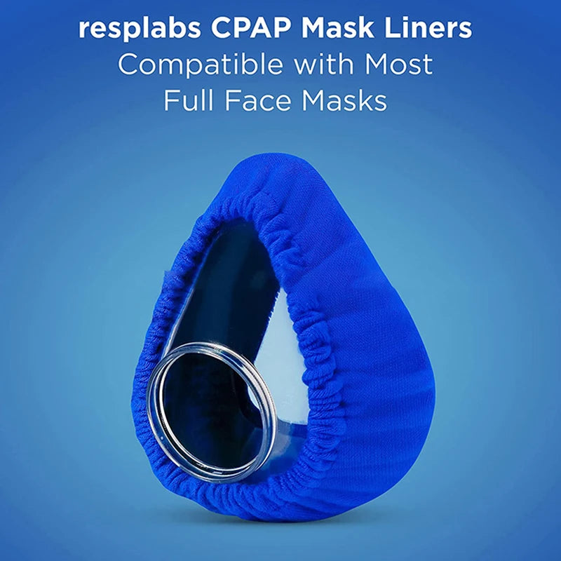 CPAP Mask Liners for Full Face Masks | Moisture Wicking, Pressure Reducing, Washabl additional angle