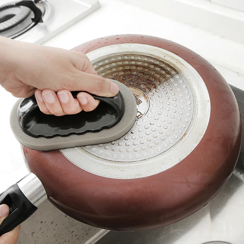 Magic Emery Sponge Brush Wipe Eraser Cleaner Kitchen Bath Rust Strong Decontamination Cl detail view