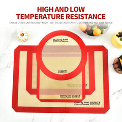 Silicone Baking Mat | Non Stick Heat Resistant Board for Kneading and Rolling
