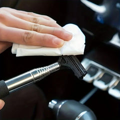 Extendable Car Wiper Rearview Mirror Windshield Silica Gel close-up view