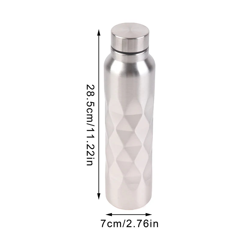 1000ML Metal Flask Drinkware Camping Sports Gym Single-Wall Stainless Water Bottle Le alternate view