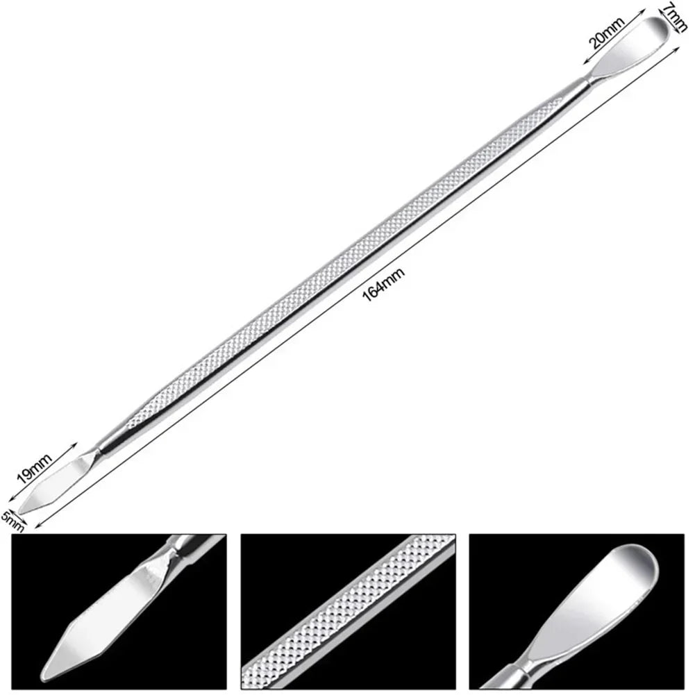 3 Pieces Metal Spudger Pry Tool Set | Phone Tablet Computer Repair Kit additional angle