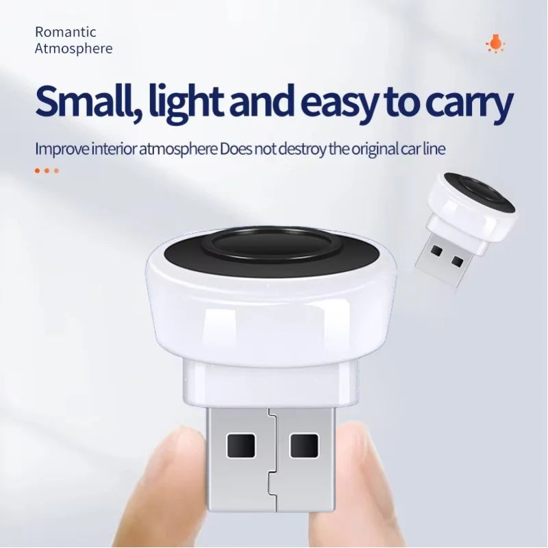 Car Mini USB LED Ambient Light | Portable Decorative Atmosphere Lamp lifestyle view
