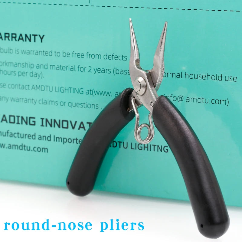 Stainless Steel Toothless Needle Nose Pliers, 4-Inch Mini lifestyle view