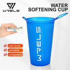 WRELS 200ml Sports Water Bottle Folding Portable Drinking Mugs BPA Free Soft Water Cup Non Toxic TPU