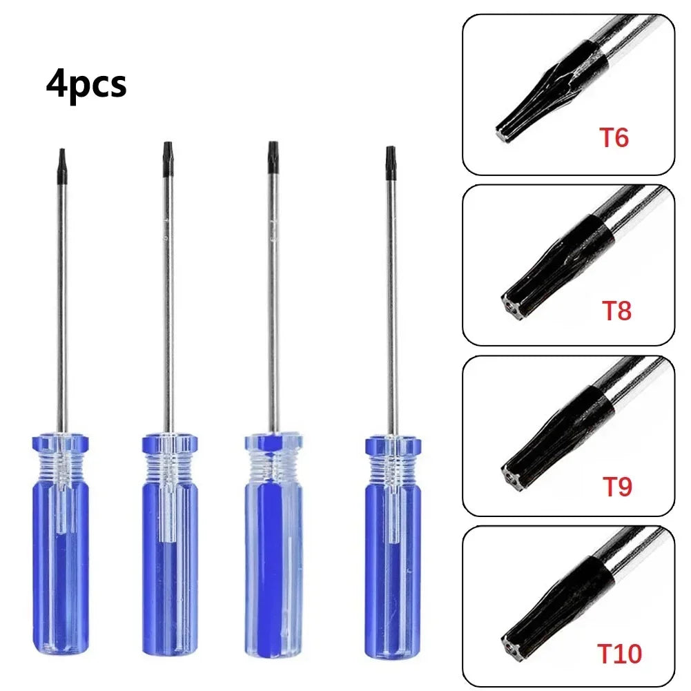 Torx Security Screwdriver Set T6 T8 T9 T10 | Xbox PS3 Repair Tool alternate view