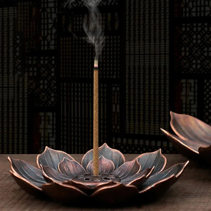Porous Lotus Incense Holder | Zen Incense Burner Tray