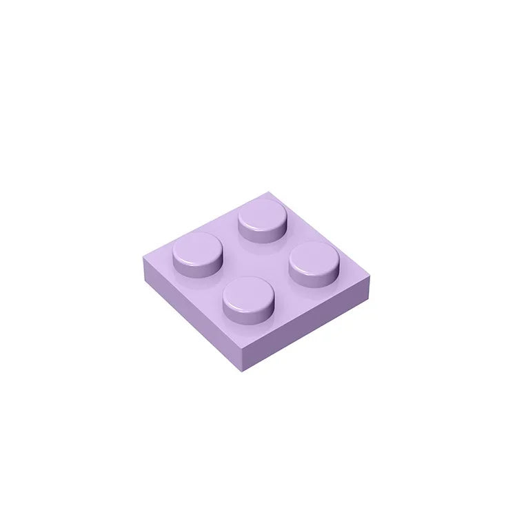 Gobricks Plate 2 x 2 Building Block | Compatible with Lego 3022 alternate view