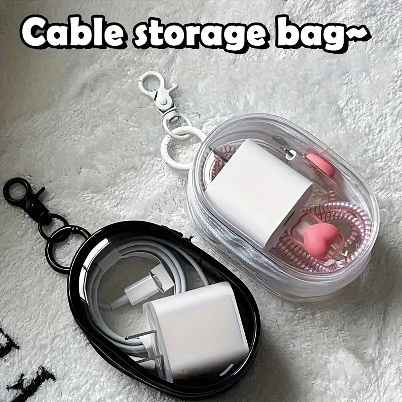 Portable Storage Bag for Mini Clear Zipper detail view