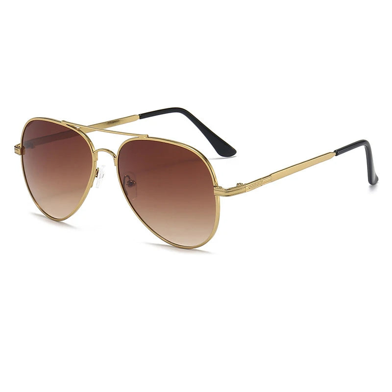 Classic Pilot Sunglasses for Men and Women | Metal Frame UV400 Anti-Glare alternate view