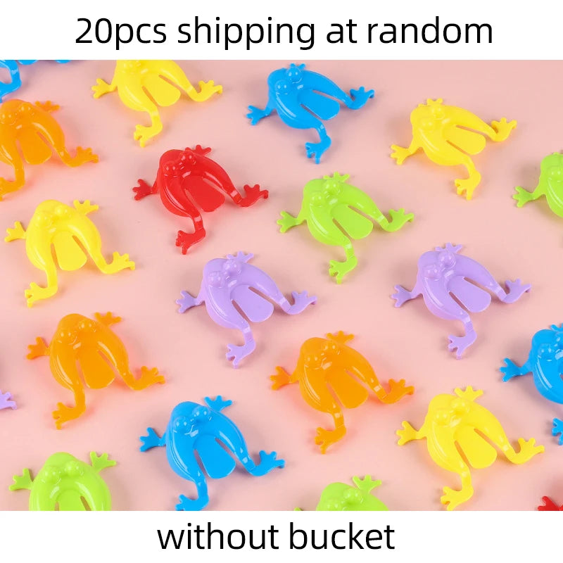 5/10/20 Pcs Jumping Frog Bounce Fidget Toys Antistress Relieve Family Game Kids Birth alternate view
