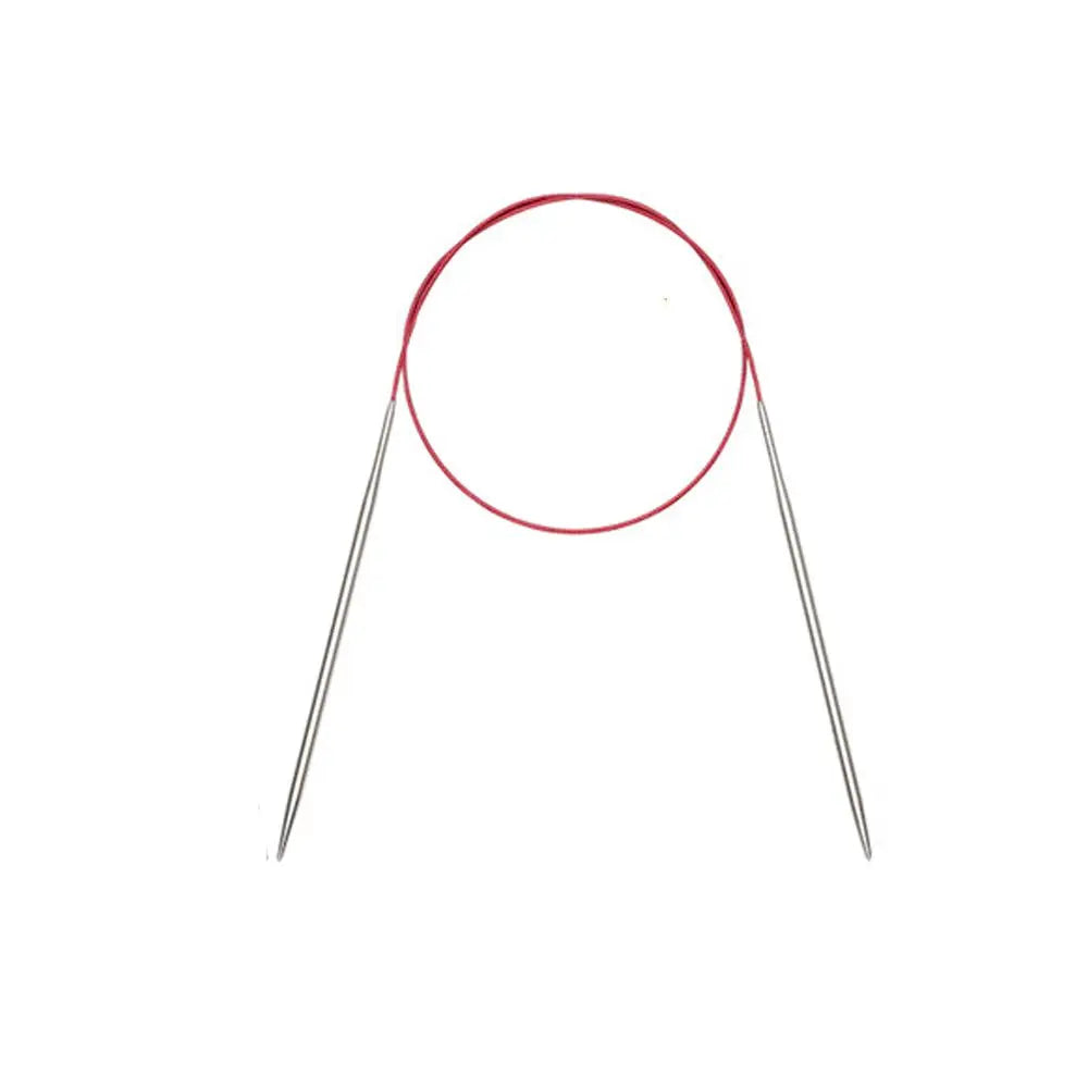40/100cm Circular Knitting Needles Metal Needles Stainless Steel Crochet Hook DIY Craf close-up view