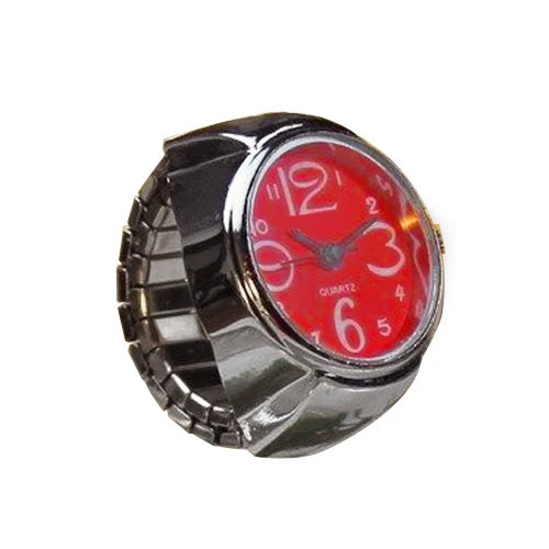 Retro Roman Vintage Punk Finger Watch Ring