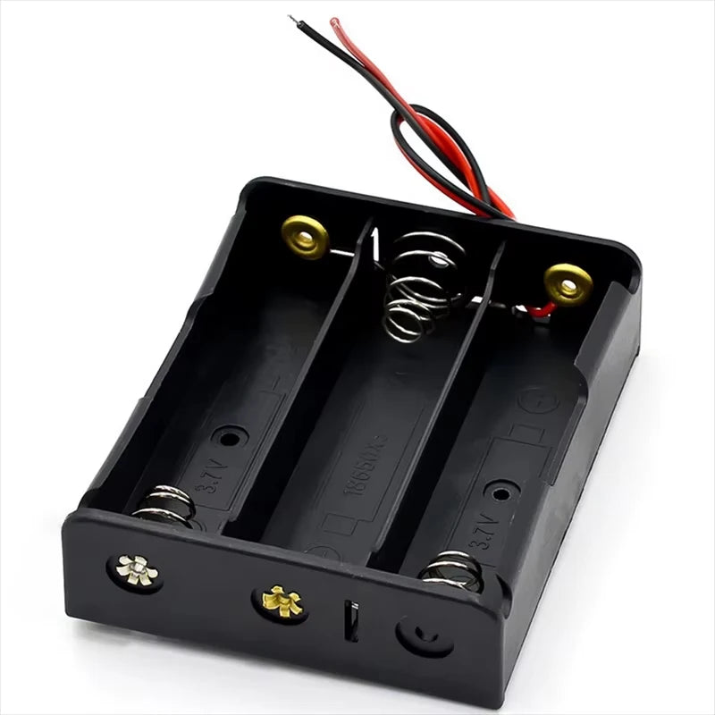 18650 Power Bank Case 1X 2X 3X 4X 18650 Plastic Battery Holder Storage Box 1 2 3 4 Slo close-up view