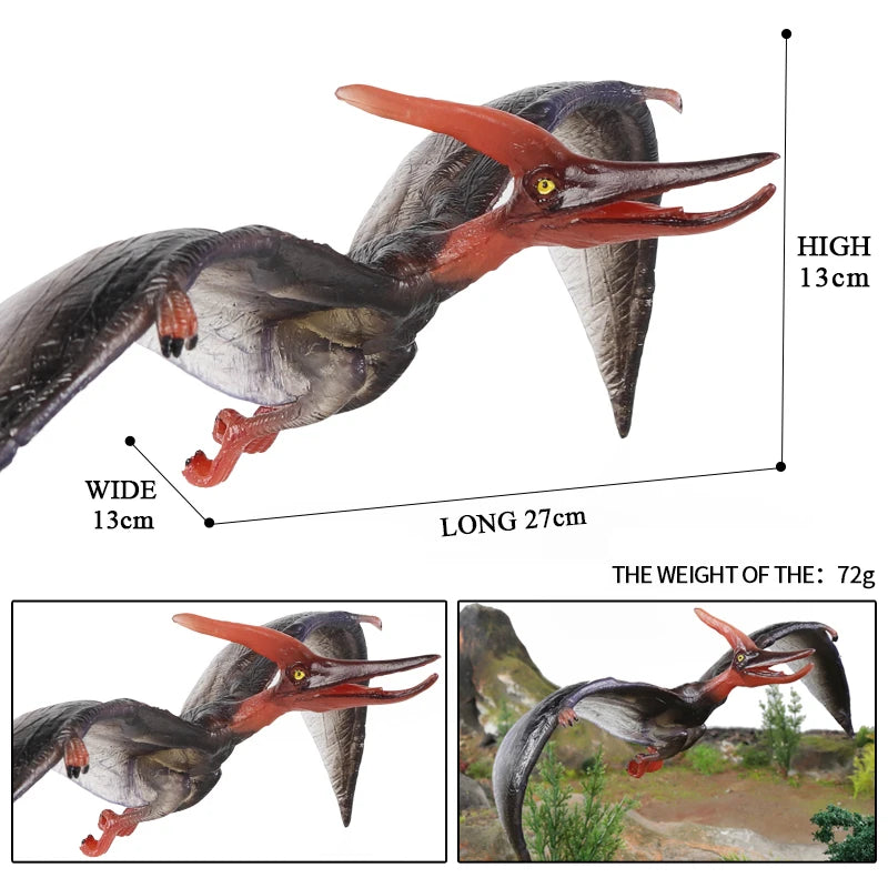 Oenux Jurassic Dinosaurs Action Figures Set | 5 Realistic PVC Models Collection Toy detail view