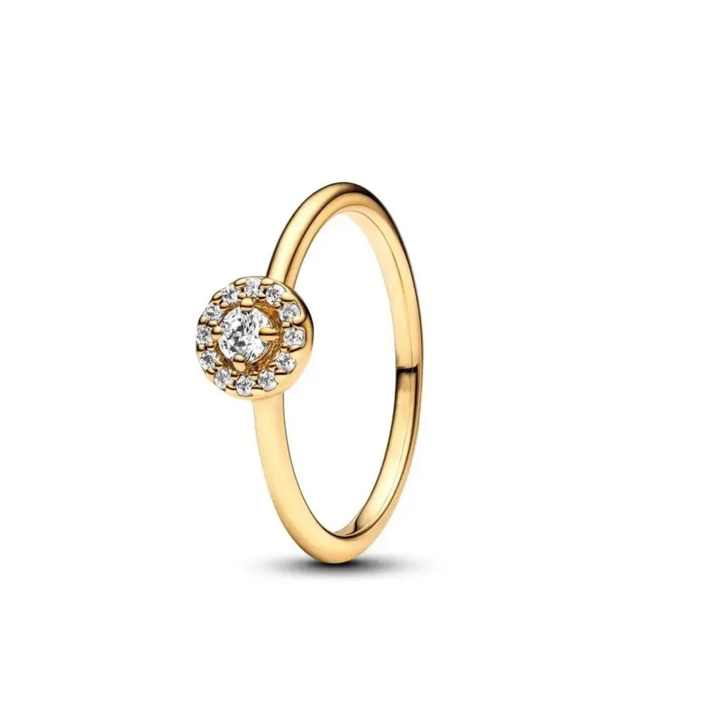 2025 Hot Selling Wholesale Gold Color Sun Heart Bow Size 6 7 8 9 Ring Rings For Trend alternate view