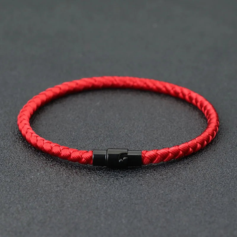Bracelet Men Femme Lucky Red Thread Braclet Attract Mirco Magentic Couple Braslet Wealth Prosperity