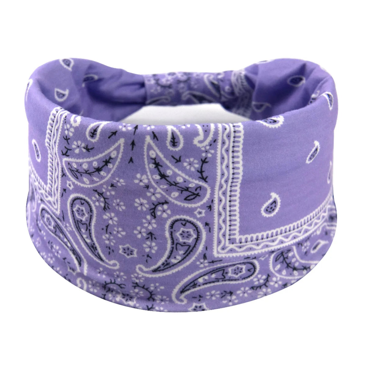 Bohemian Soft Twist Knotted Wide Edge Headband Women Sports Soft Yoga Turban Bandana alternate view