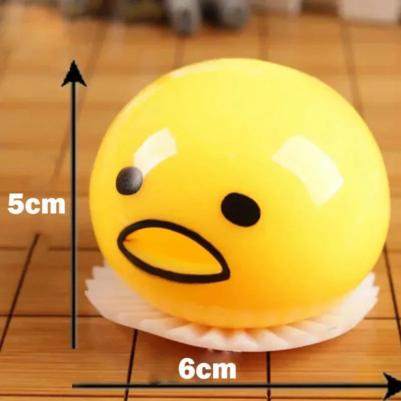 Squeeze Vomit Egg Yolk Toy | Novelty Stress Relief Gag Gift additional angle