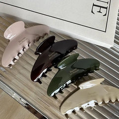 Acetate Large Hair Claw Clip Korean Style Strong Grip for All Hair Types