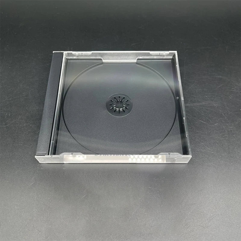 Clear PS1 Game Disc Storage Case | Transparent Single Disc Holder Bracket Box alternate view