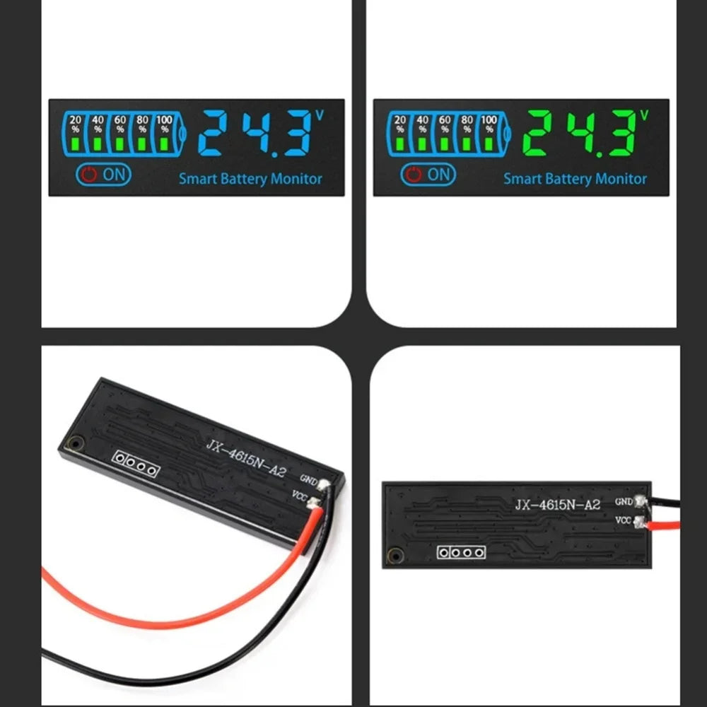 LED Voltage and Battery Capacity Display Board | DC 7-55V Universal Smart Battery Charge detail view