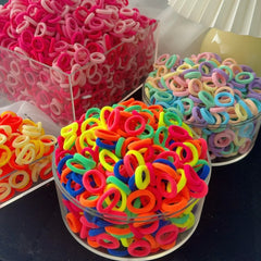 Scrunchie Rubber Band Kid Hair for Girls Ponytail Hold close-up view