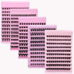 Lash Clusters Individual Lashes Extensions Natural Look Lashes D Curl Fluffy Cluster Lashes DIY Eyelash Extension