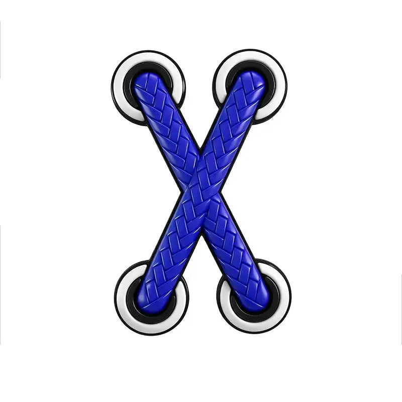 Funny Cross Shoelace Vinyl Decal Sticker for Cars, Motorcycles, Trucks, Helmets