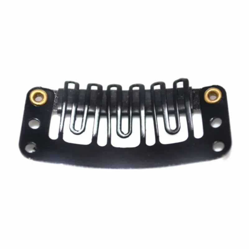 10 Pcs/set U 3.2cm 2.7cm Wig Clips Snap for Human Hair Extensions/Weaving Extensions Medium Professional Salon Accessories Clips