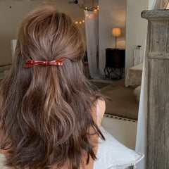 Korean Hairpin Headdress Clip Side Girl's Word Clip Female Online Influencer Bow Back Head Bangs Top Clip Headdress Hair Pins