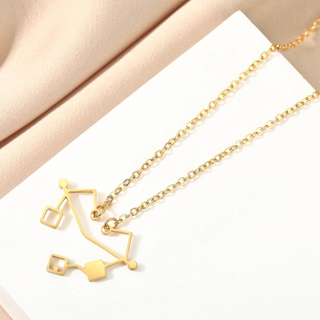 Kinitial Heart of Etheria Necklace | She-Ra Inspired Stainless Steel Pendant additional angle