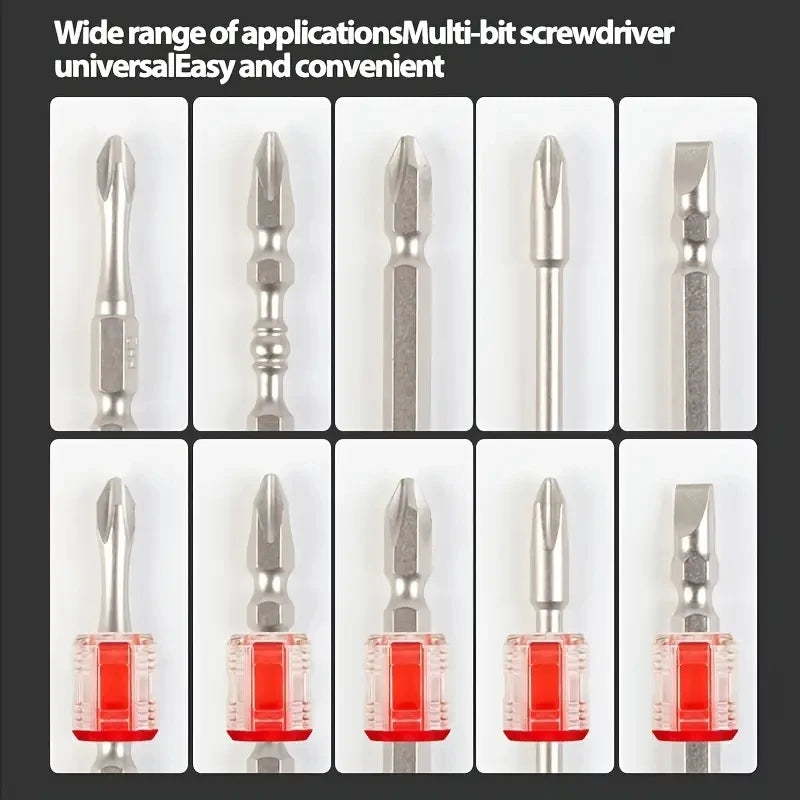 Magnetizer and Demagnetizer for Screwdriver Bits | 1/4 Inch Magnetic Tool Set close-up view