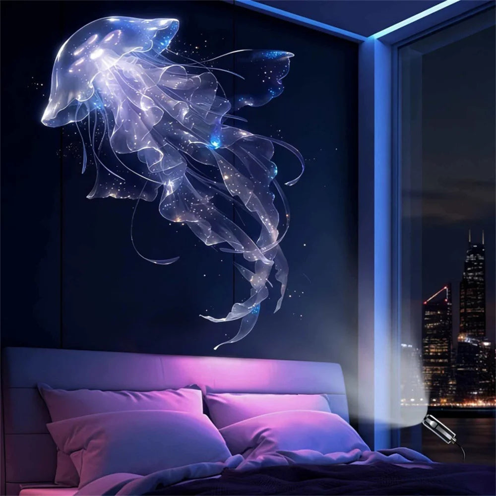 Ins Marine Projection Lamp | Background Projector Night Light for Bedroom Decor close-up view