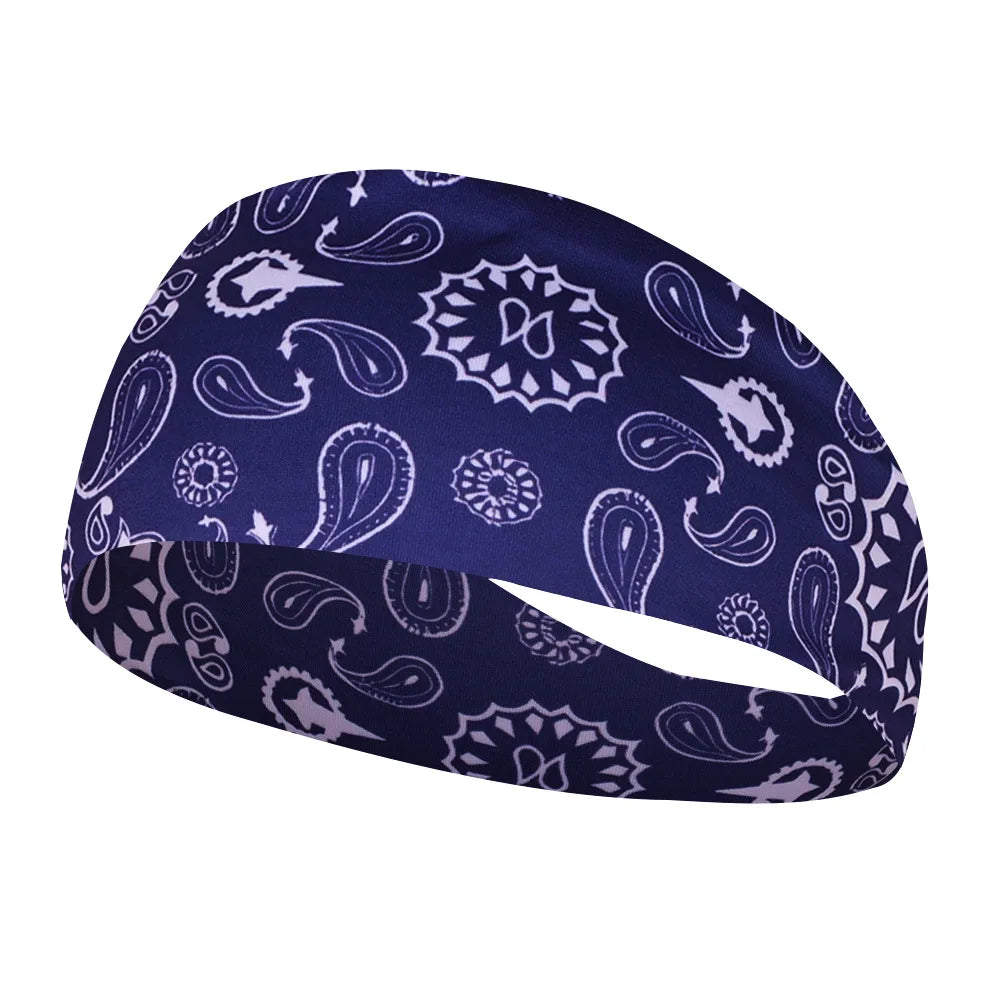 Sports Hair Bands Elastic Yoga Hairbands Absorbing Sweat Headband Women Men Running Fitn detail view