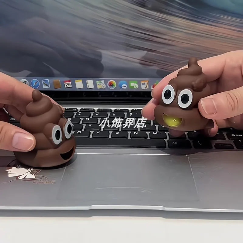 Creative Vomit Stool Prank Toy Army Vomiting Ball Decompression Funny Disgusting Sticky detail view