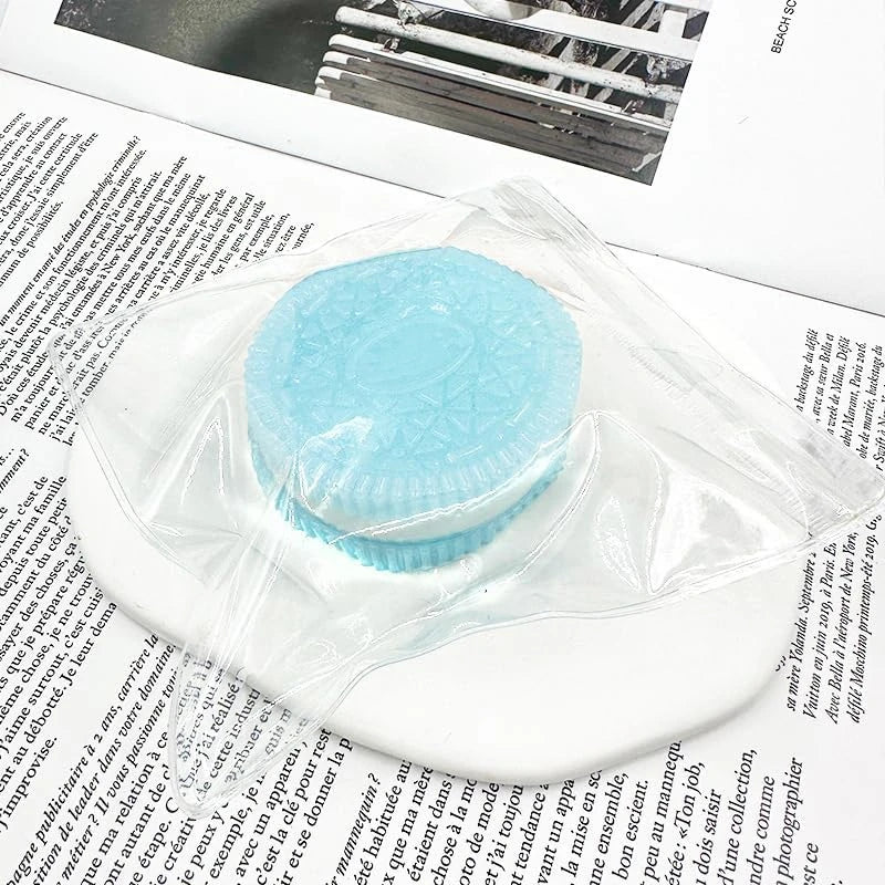 Squishy Stress Relief Toy Hamburger Pinching Cookies | Decompression Venting Toy for lifestyle view