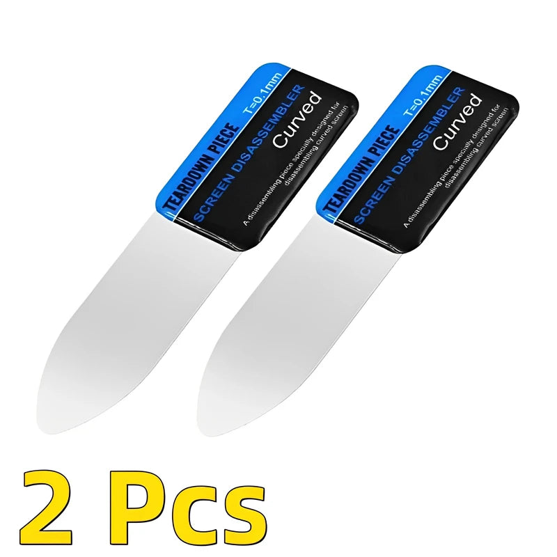 Ultra Thin Phone Opening Pry Tools | Curved LCD Spudger Set close-up view