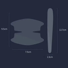 8PCS Door Bowl Protective Sticker, Scratch-Proof Car Door Film close-up view