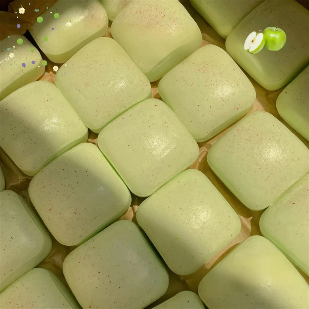 Squishy Simulated Square Bread Squeeze Toy Stress Relief Slow Rising Small Toast Sens alternate view