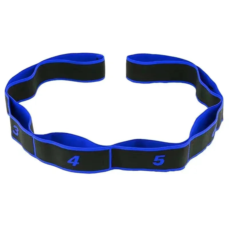 Yoga Stretch Resistance Band | Multi Loop Stretching Strap for Flexibility Training alternate view