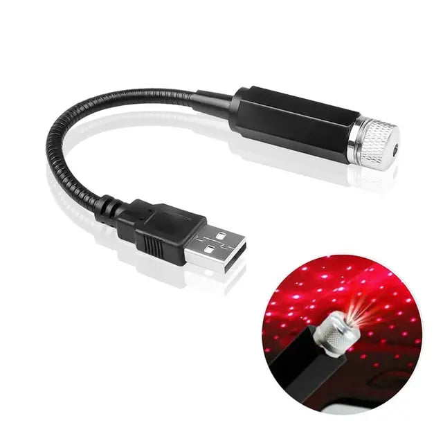 LED Starry Sky Lamp Car Laser Star Roof Light | 5V USB Galaxy Projector for Room Ceiling detail view