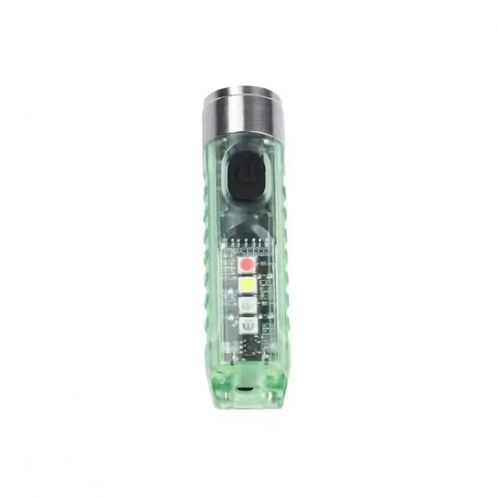 Mini EDC LED Flashlight | Portable Keychain Light with Magnetic Base and UV Lamp alternate view