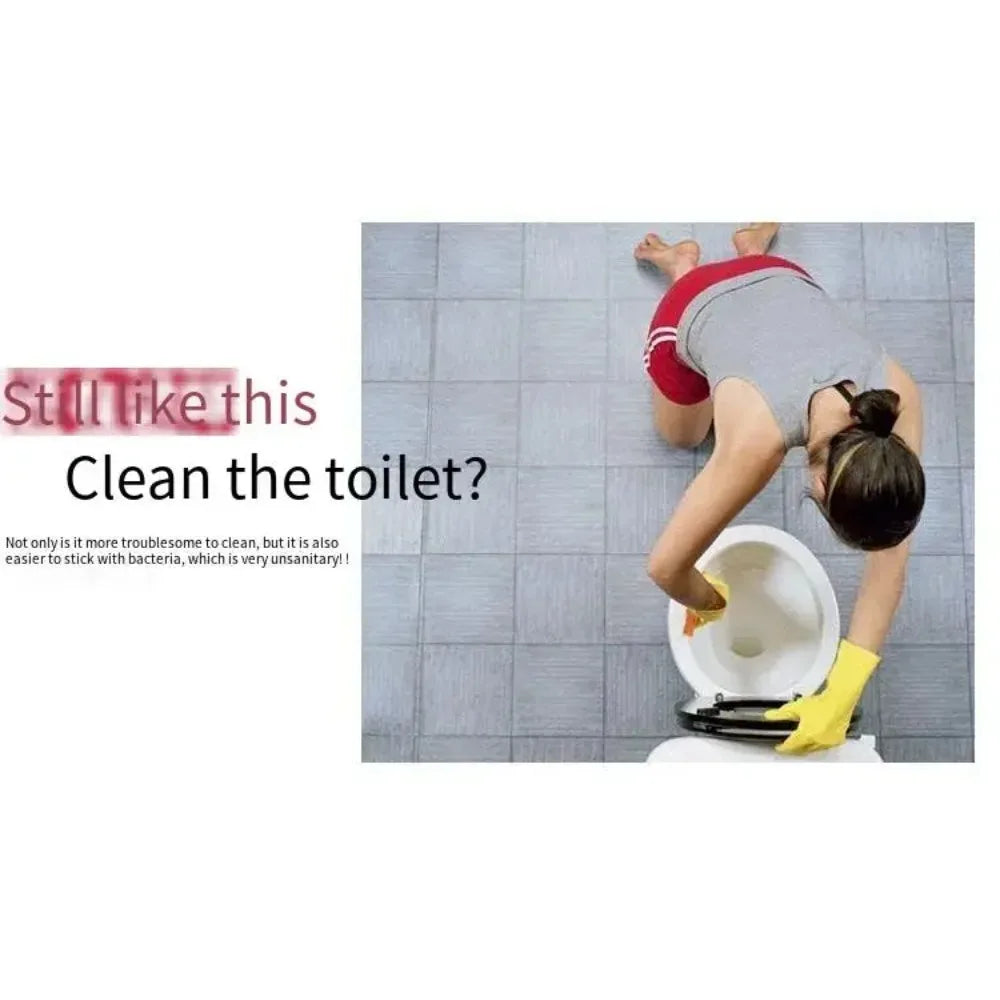 1pc Red Toilet Brush Creative Lovely Cherry Shape Lavatory Toilet Brush Holder Set Toi close-up view