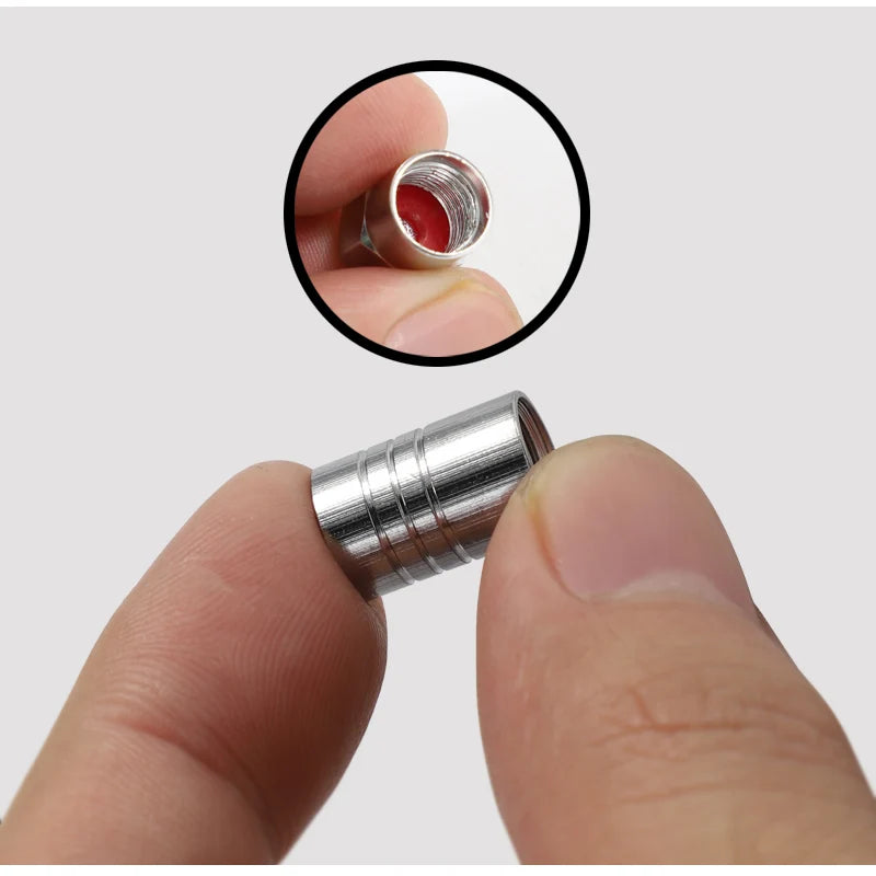 4Pcs Car Wheel Tire Valves Caps Waterproof Dustproof Cover For BYD Atto 3 Yuan Plus H lifestyle view
