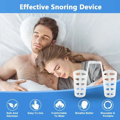 Mini Transparent Anti-Snoring Nose Clips | 24-Piece Set for Better Sleep