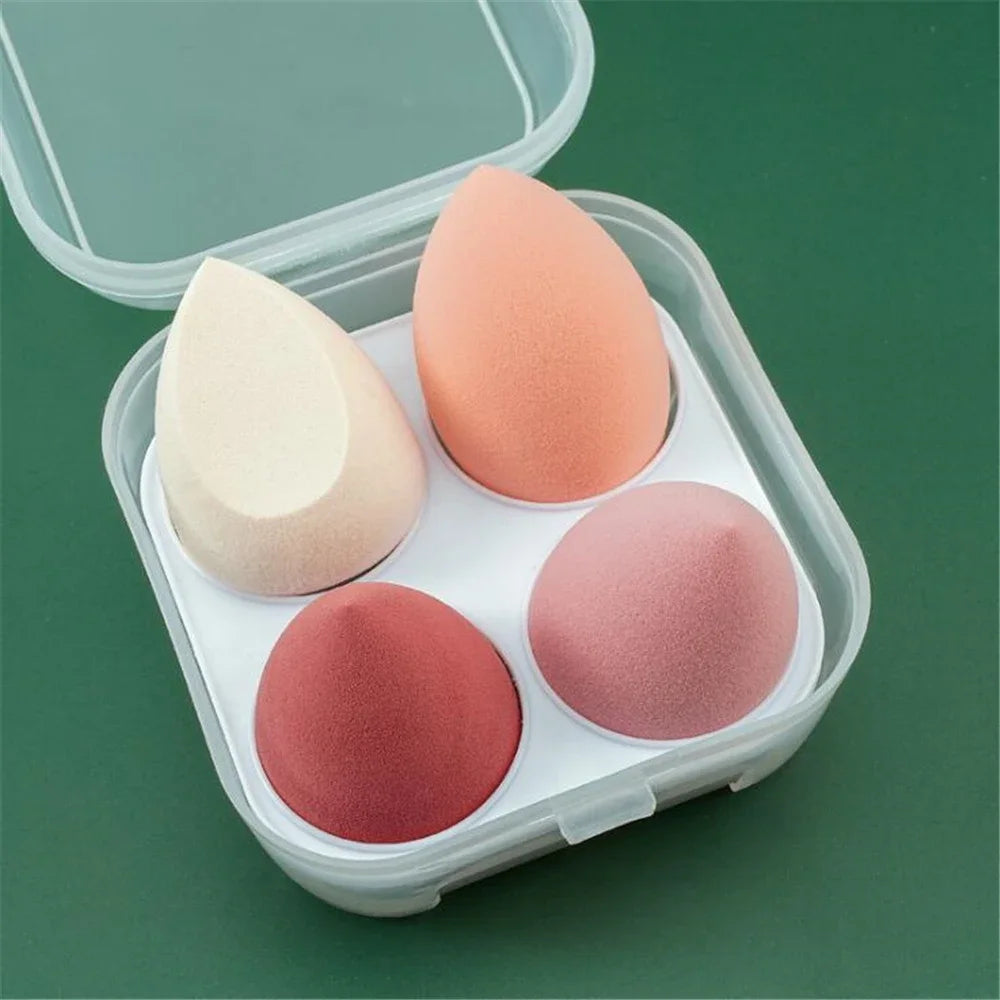 4/8pcs Makeup Sponge Blender Set | Soft Latex Foundation Blending Sponges lifestyle view